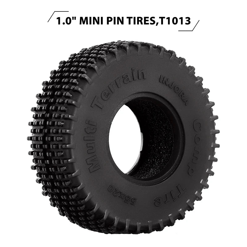 INJORA 1.0" 55*20mm Comp Pin Tires (T1013)
