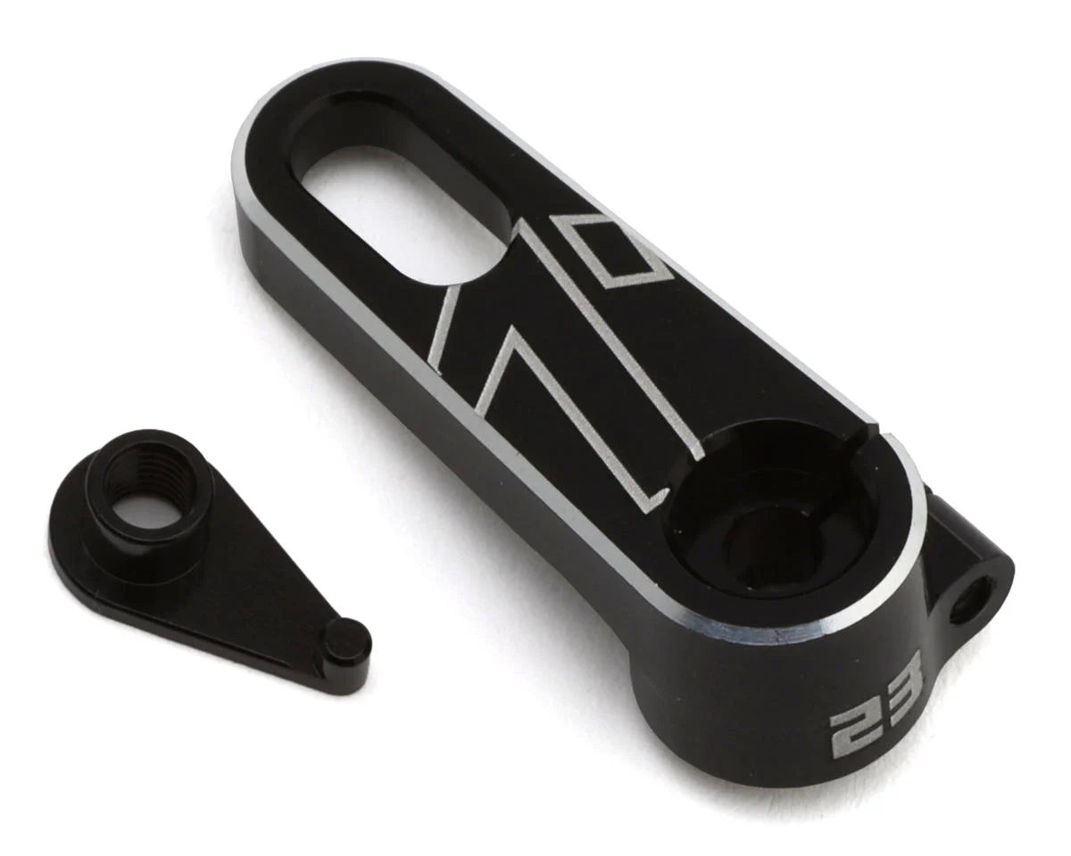 1UP Racing Aluminum HD Adjustable Servo Horn (Black) (15-19mm) (23T-Ko Propo/Sanwa)