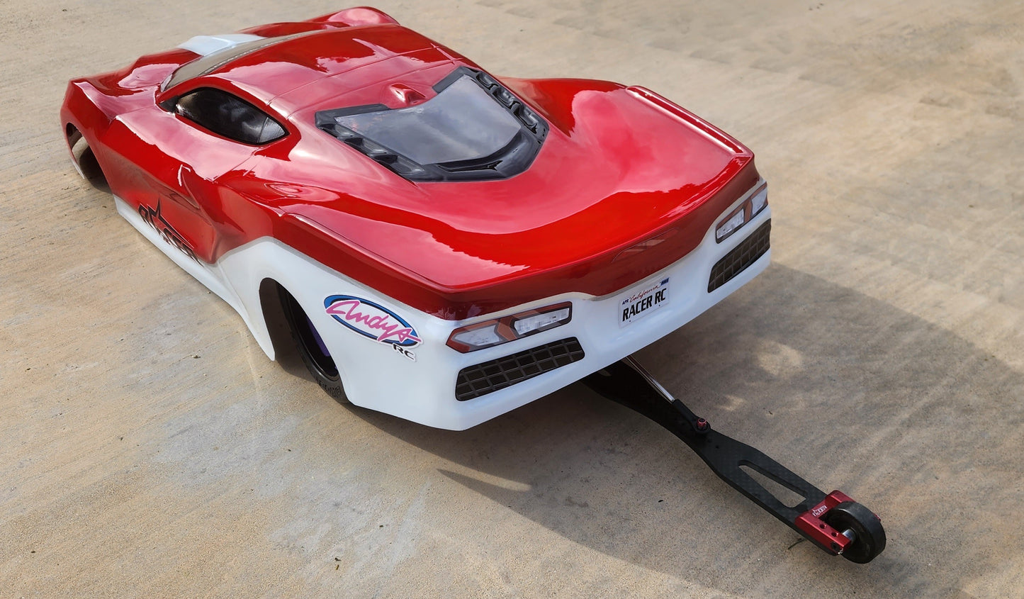 Racer RC by Andy’s RC C8 Z06 No Prep .040 Drag Body