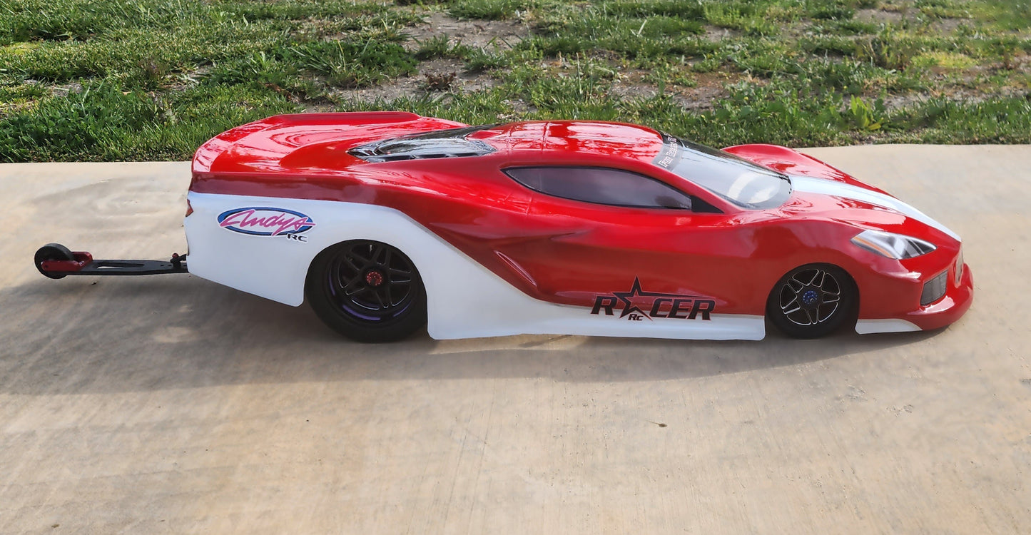 Racer RC by Andy’s RC C8 Z06 No Prep .040 Drag Body