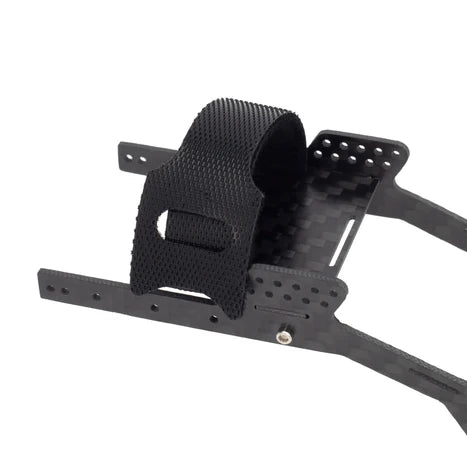 MEUS Racing Carbon Fiber LCG Chassis Kit Frame Girder, Low Center of Gravity Carbon Fiber Frame Upgrade Part for Axial SCX24 Deadbolt JLU C10 Bronco 90081