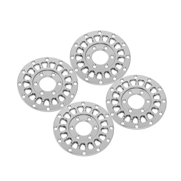 INJORA 4pcs Aluminum Wheel Faces for 1.0" ModuWheel