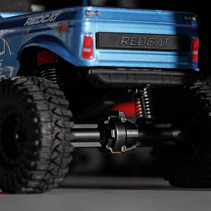 INJORA Black Coating Brass Diff Covers for 1/32 Redcat Ascent-32 (ASC32-07)