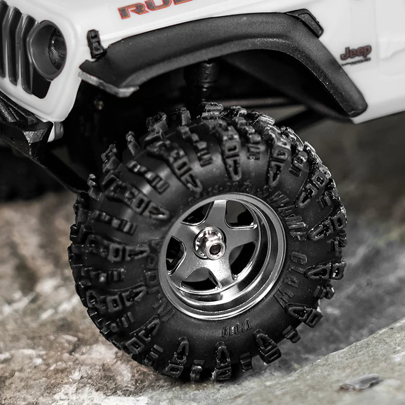 INJORA 0.7" D18 5-Spoke Aluminum Wheels for 1/30 SCX30 (W7002)