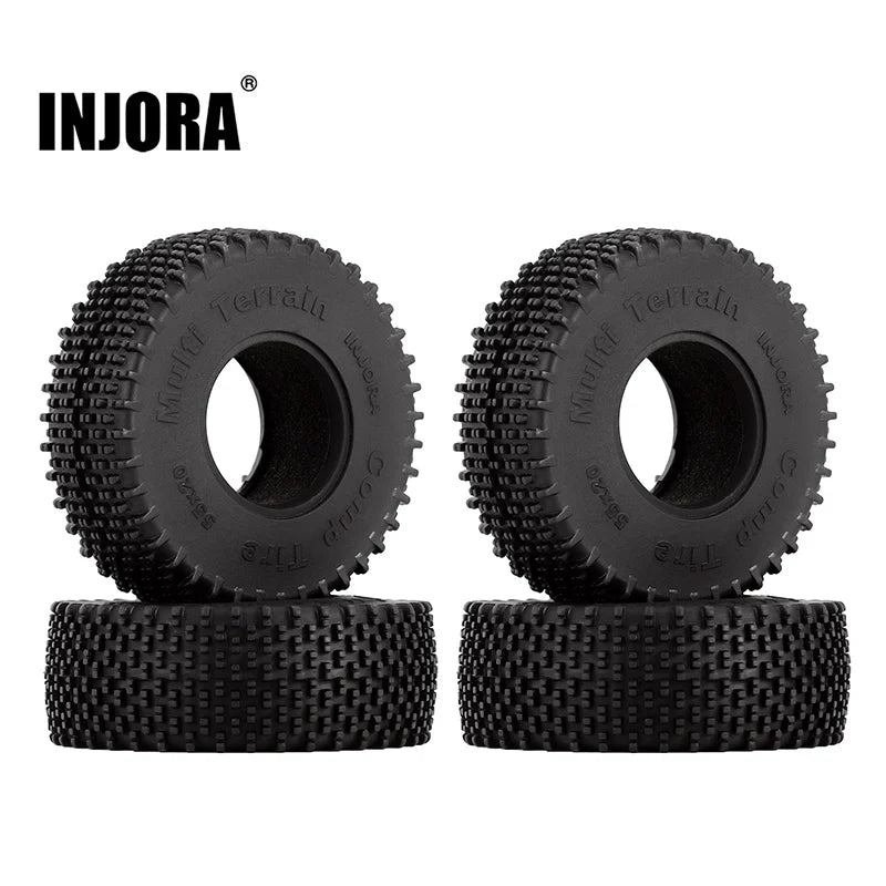 INJORA 1.0" 55*20mm Comp Pin Tires (T1013)