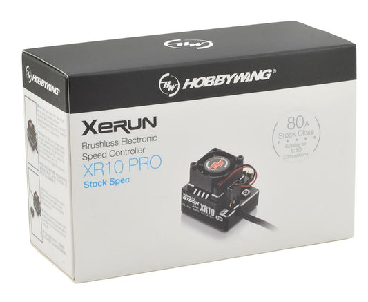 Hobbywing Xerun XR10 Pro 1S Stock Spec 1/12 Sensored Brushless ESC