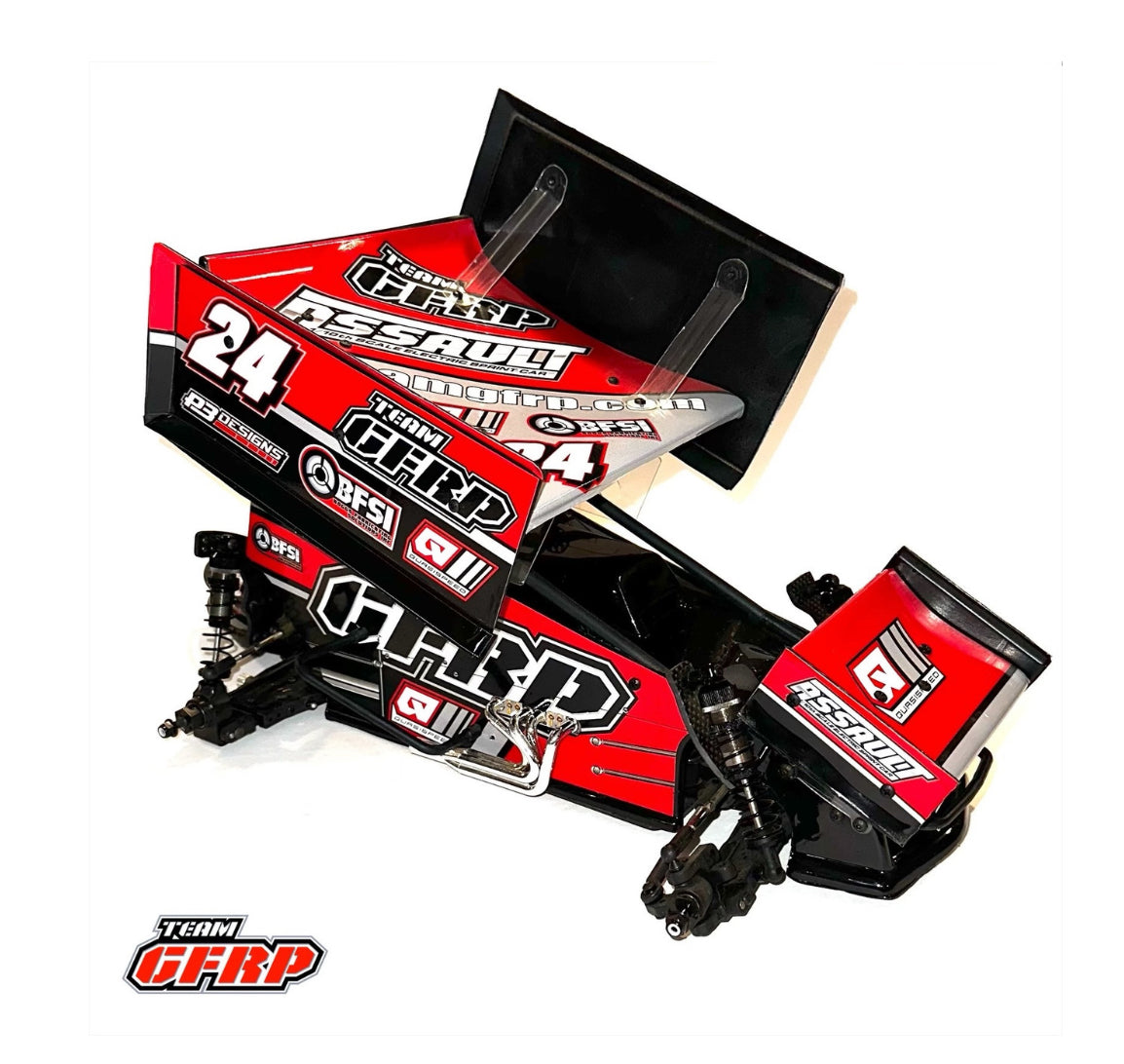 2024 Assault Sprint Car Kit Team GFRP Big Bore Shocks