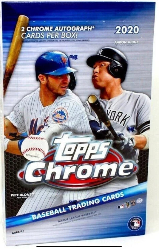 2020 Topps Chrome Baseball Hobby Box