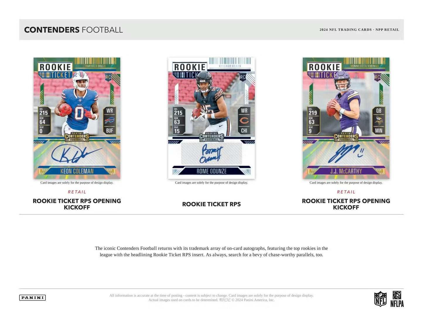 2024 Panini Contenders Football Mega Box