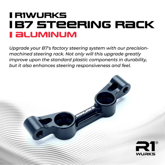 R1WURKS B7 Steering Rack, Aluminum
