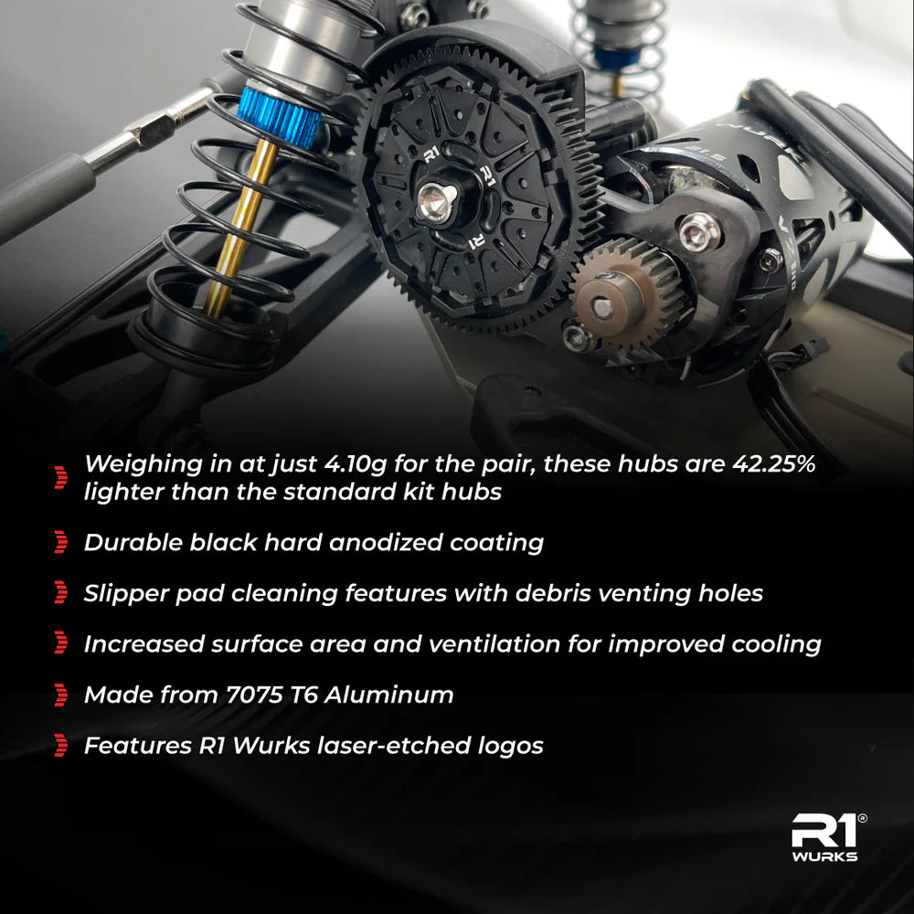 R1WURKS (B7 Series) Slipper Hub Set, Aluminum