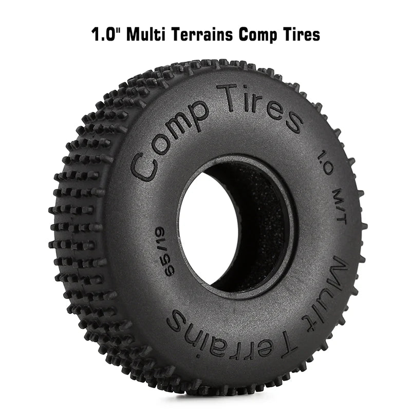 INJORA 1.0" 65*19mm Comp Pin Tires (T2440)