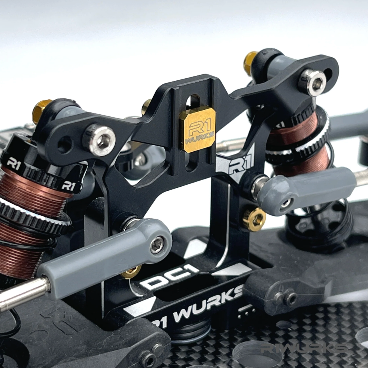 R1 Wurks DC1 Front Shock Tower, Aluminum