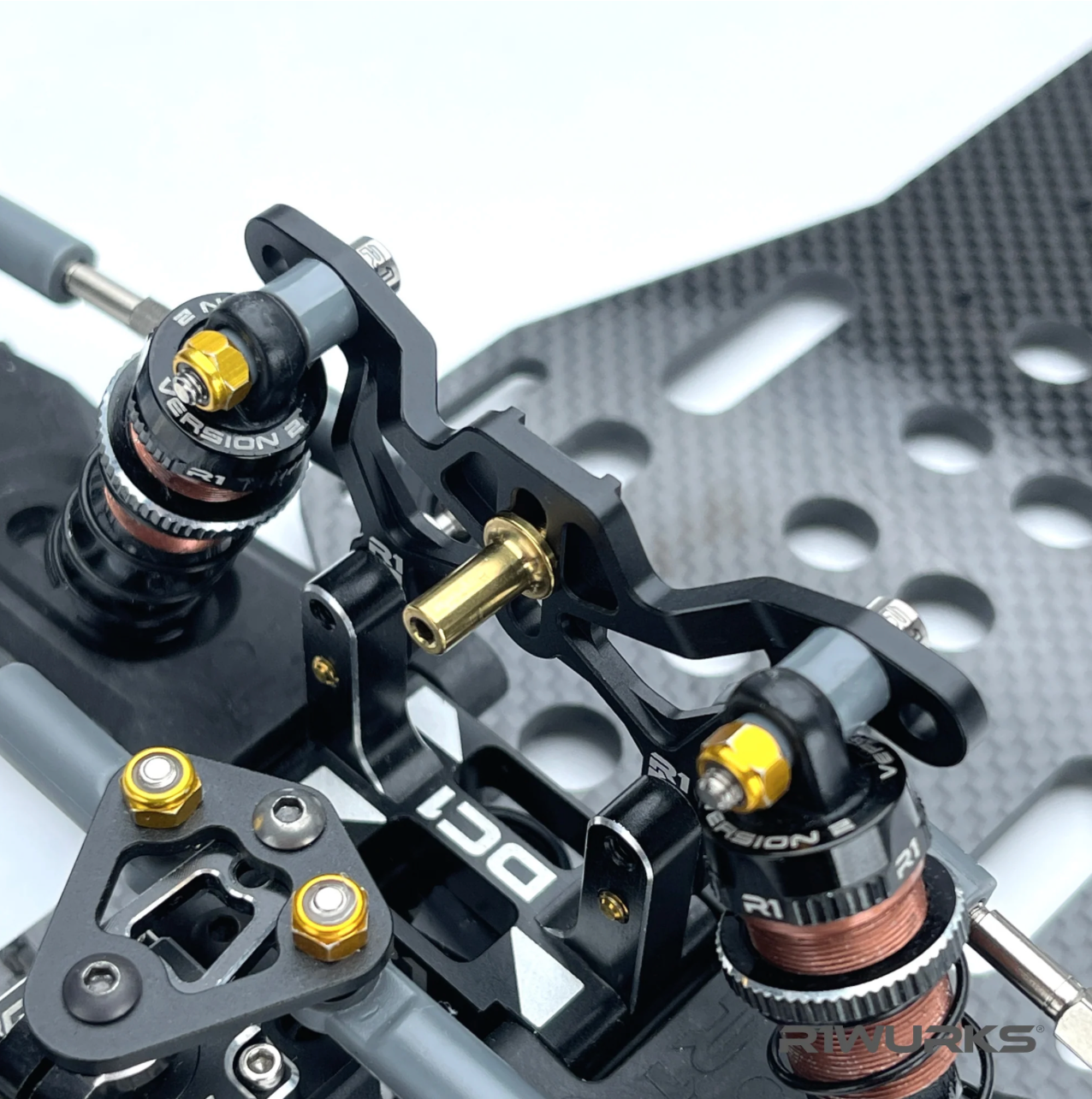R1 Wurks DC1 Front Shock Tower, Aluminum