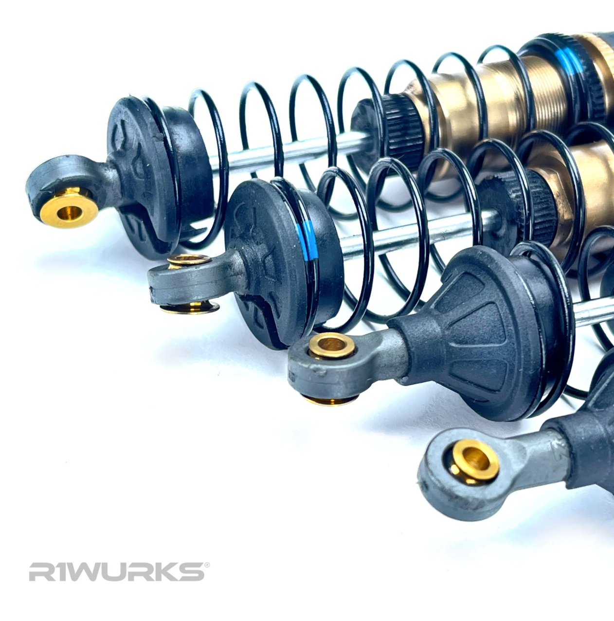 Titanium Lower Shock Pivot Balls, Titanium Nitride Coated