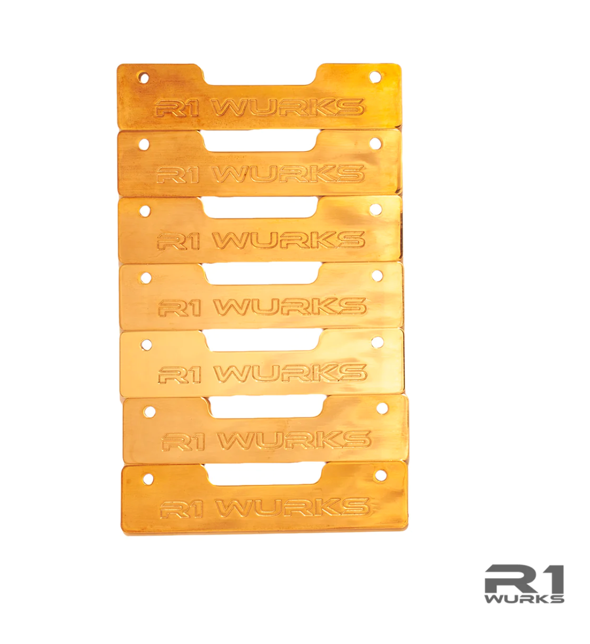 DC1 Front Bumper Large Brass Weight