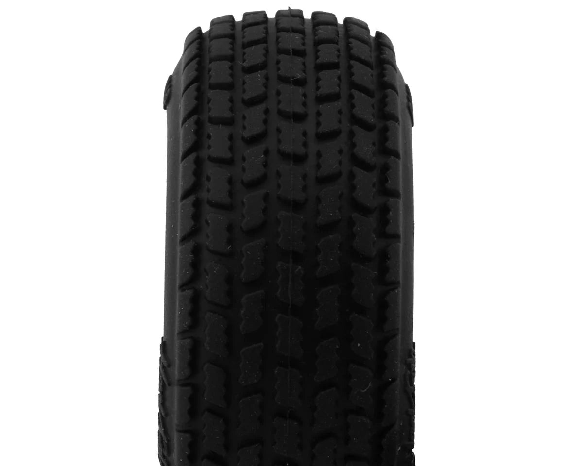 HackFab Losi Mini-B Blip Pre-Mounted Mini Front Oval Tires (Super Soft) (Black) (2)