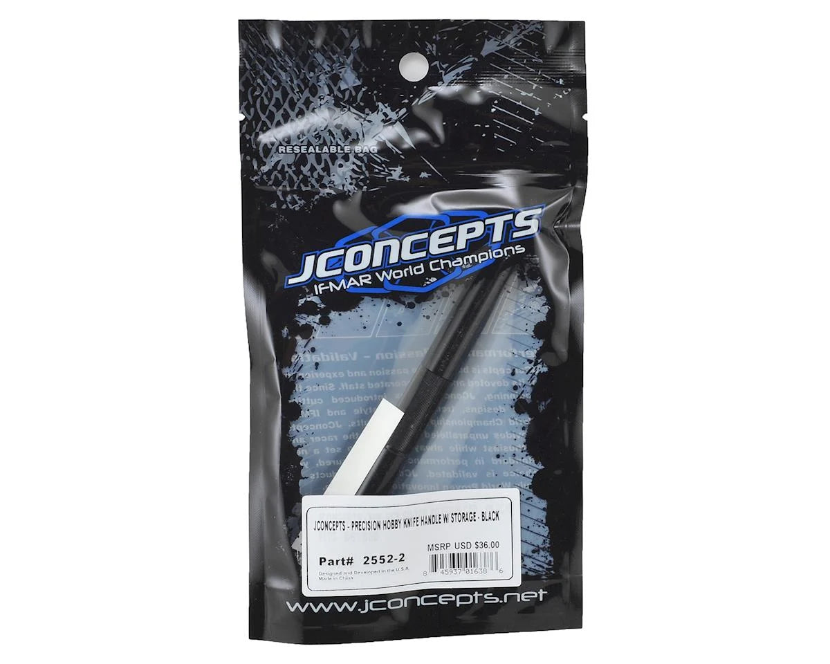 JConcepts Precision Hobby Knife Handle w/Storage (Blue)