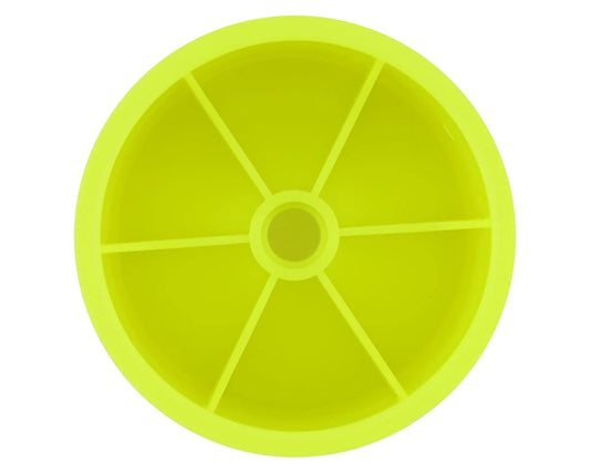 JConcepts 2.2" Bearing Front Stadium Truck Wheels (Yellow) (4) (RC10T/T2/T3/GT)