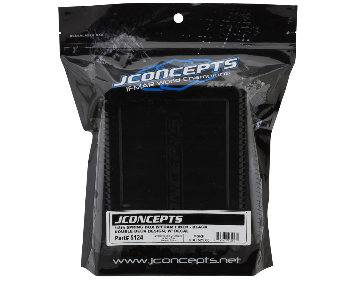JConcepts Double Decker Spring Box w/Inserts (Black)