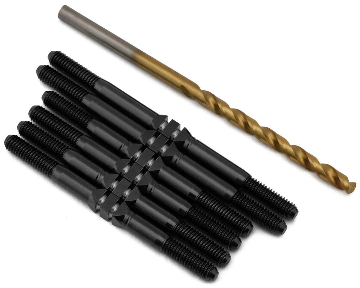 J&T Bearing Co. Custom Works Outlaw 5 Titanium "Milled'' XD Turnbuckles (Blue)