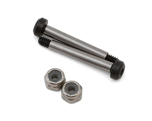 Koswork RC10 27.7mm Hardened Steel King Pin (2) w/Locknuts