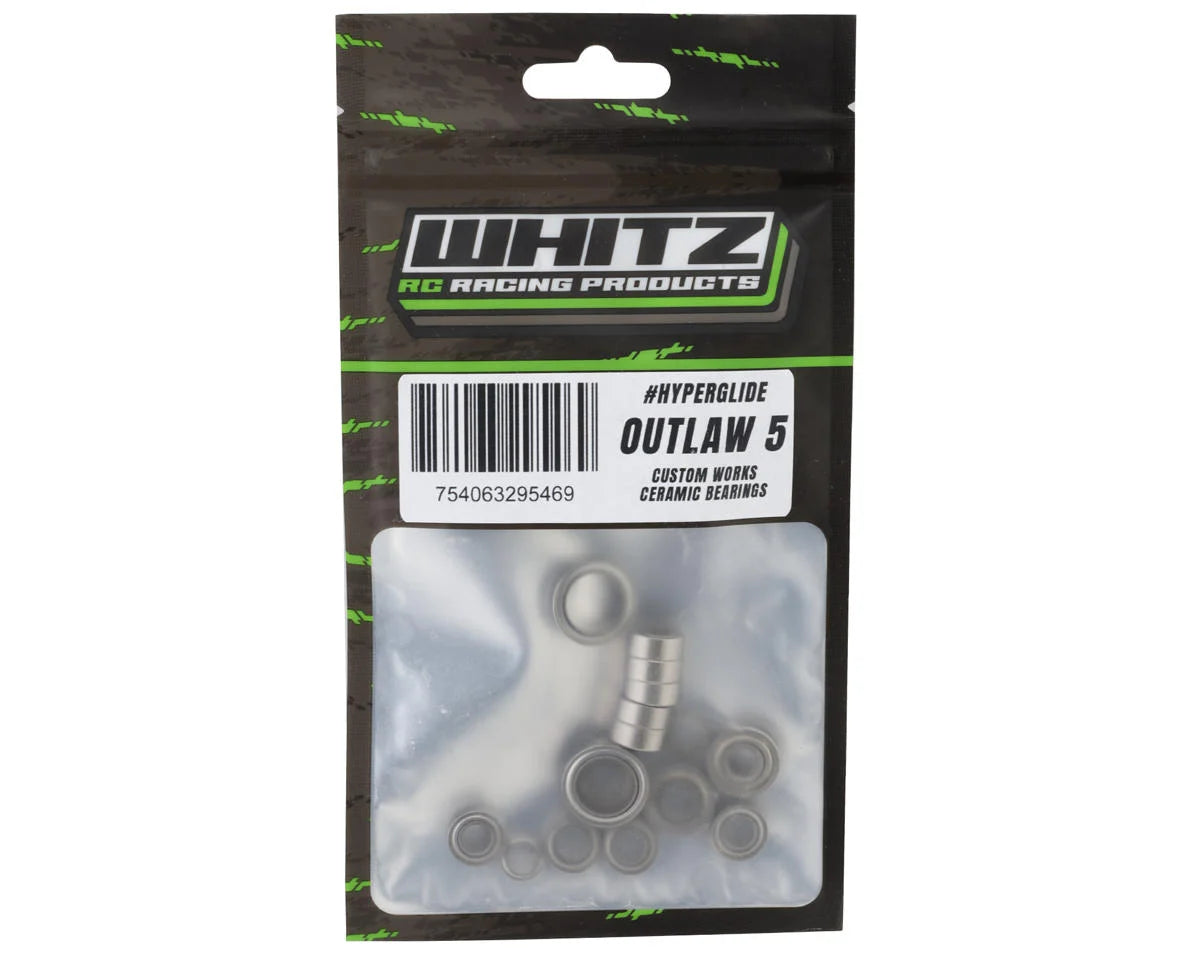 Whitz Racing Products Custom Works Outlaw 5 HyperGlide Full Ceramic Ball Bearing Kit