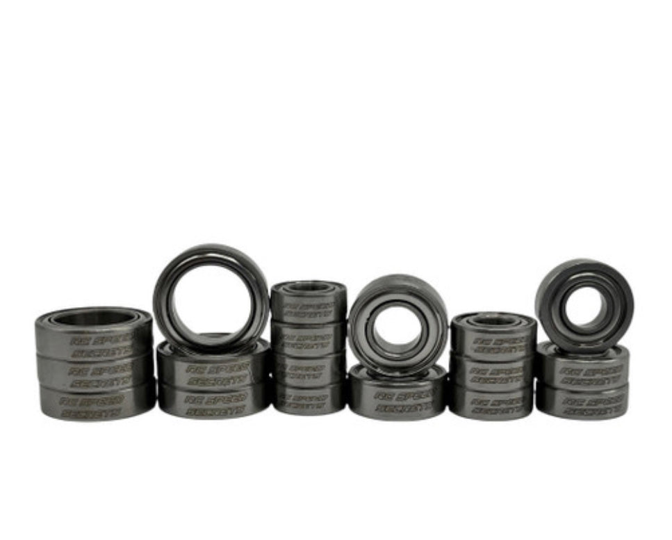 AE DR10M- WHEELS AND GEARBOX BEARINGS- NEXT LEVEL" HYBRID CERAMIC- WHEELS & GEARBOX