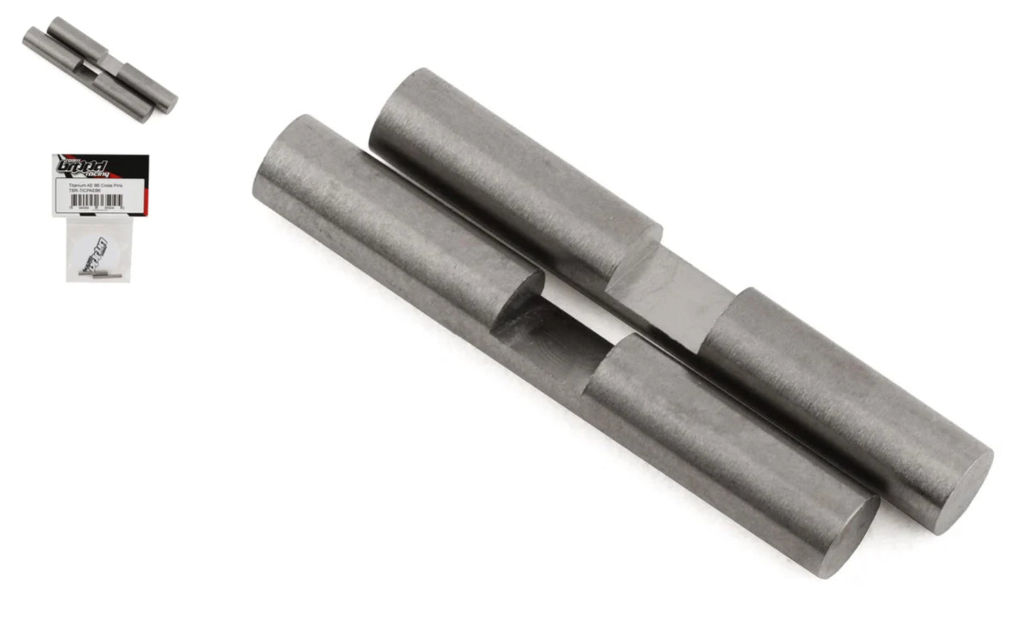Team Brood AE B6 Lightweight Titanium Gear Differential Cross Pins (2)