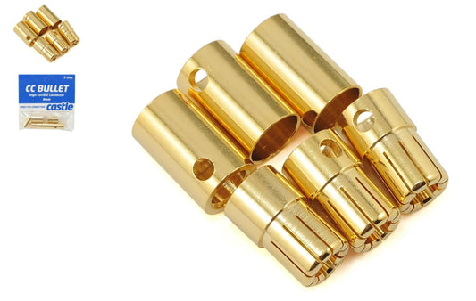 Castle Creations 8.0mm High Current CC Bullet Connector Set