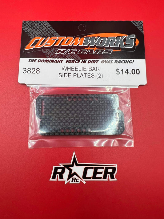 Custom Works WHEELIE BAR SLIDE PLATES (2)