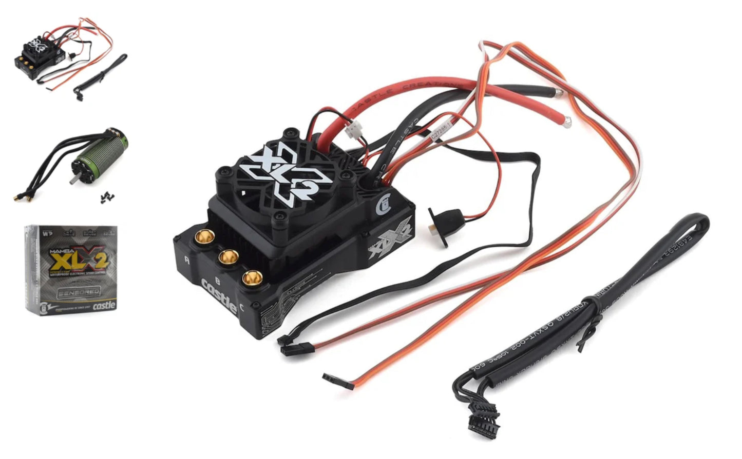 Categories related to this product Castle Creations Mamba XLX 2 1/5 Sensored Brushless ESC/Motor Combo (800Kv) w/2028 Motor