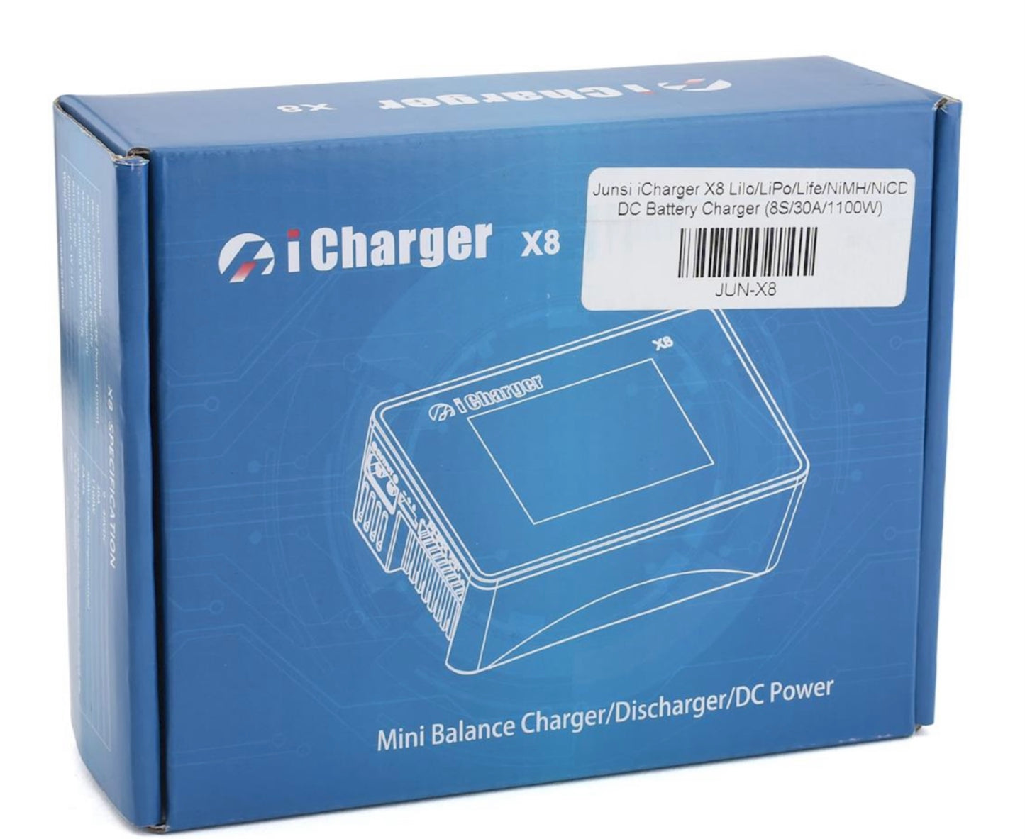 Junsi iCharger X8 Lilo/LiPo/Life/NiMH/NiCD DC Battery Charger (8S/30A/1100W)