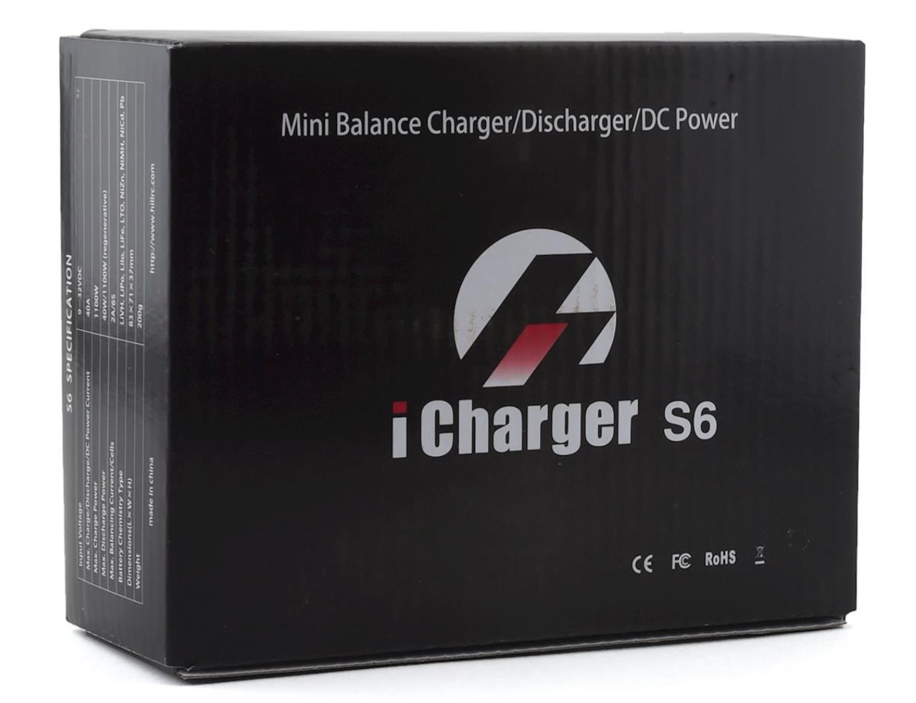 Junsi iCharger S6 Lilo/LiPo/Life/NiMH/NiCD DC Battery Charger (6S/40A/1100W)