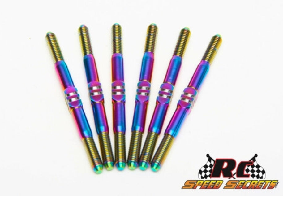 GFRP APOLLO 3.5MM SMOOTH TITANIUM TURNBUCKLE SET (BLING, BLACK, BLUE, and GOLDFINISHES