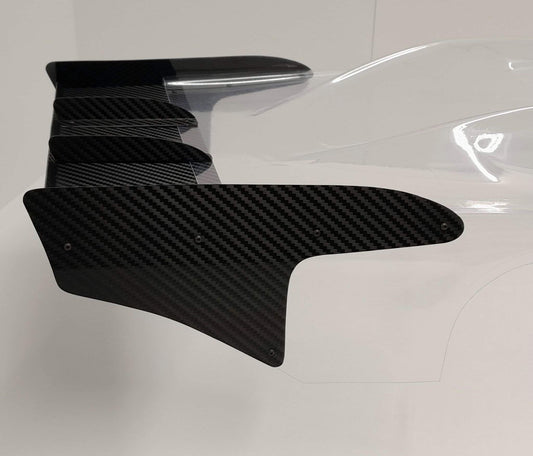 BC Race Cars Mach-23 .030 polycarbonate rear spoiler