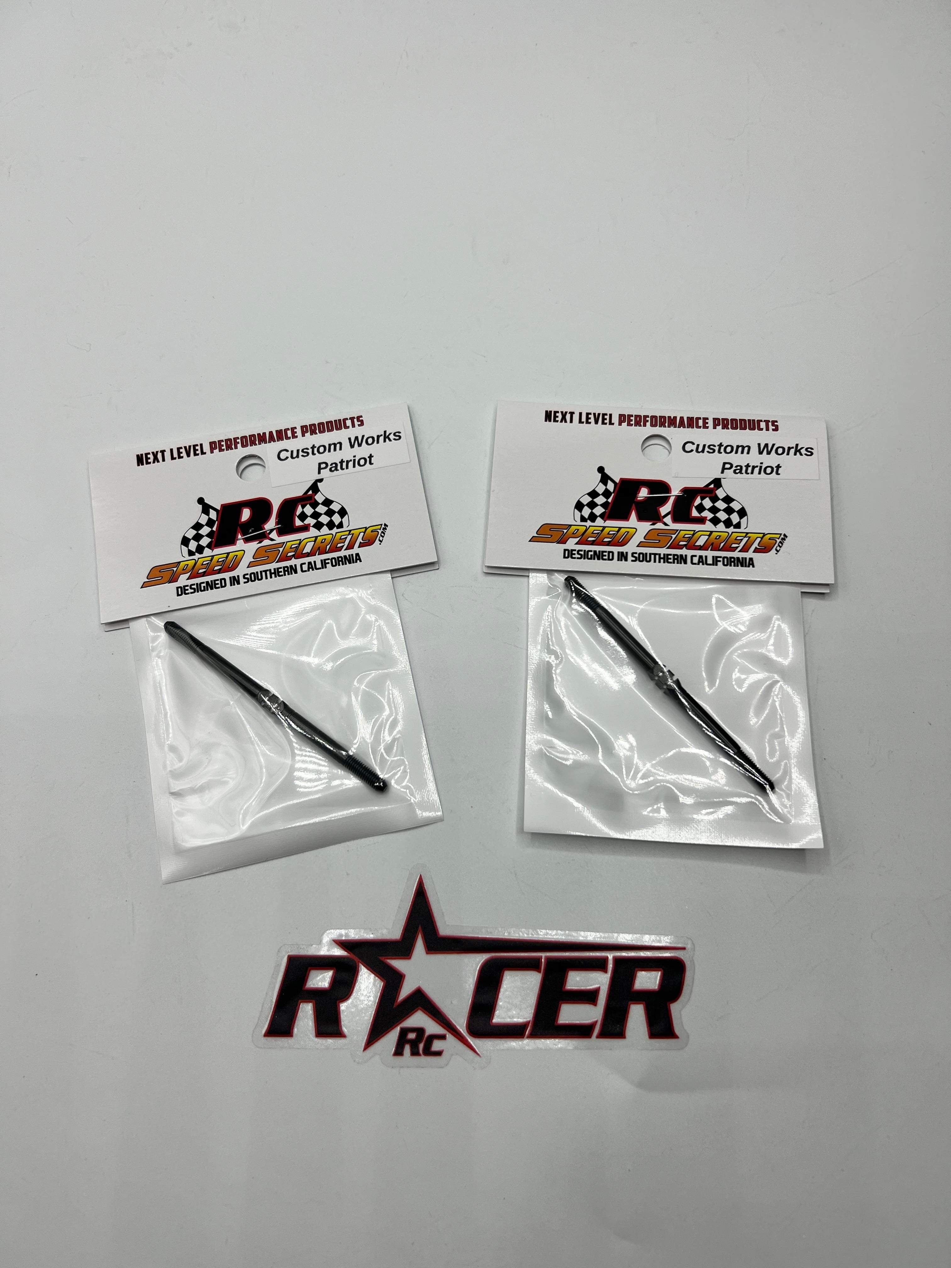 RC SPEED SECRETS CUSTOM WORKS PATRIOT SMOOTH WHEELIE BAR TURNBUCKLE