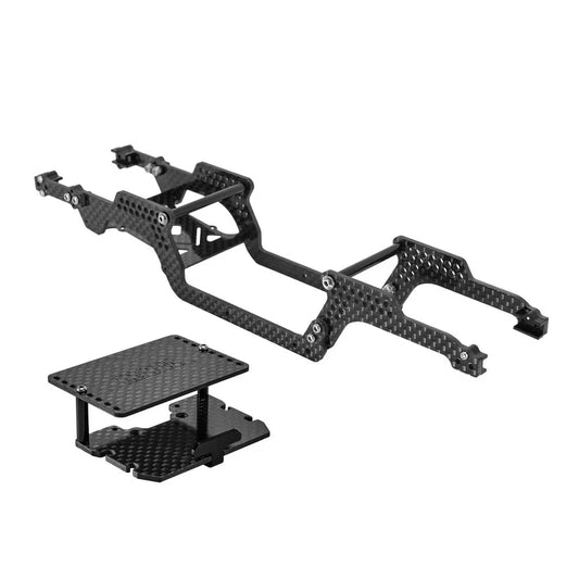 INJORA Universal LCG Chassis Frame Kit for 1/18 TRX4M (Carbon Fiber)