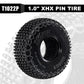 INJORA 1.0" 60*20mm XHX Pin Tires (T1022P)