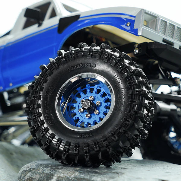 INJORA 1.3" ModuWheel Brass & Aluminum Wheels for 1/18 1/24 RC Crawlers