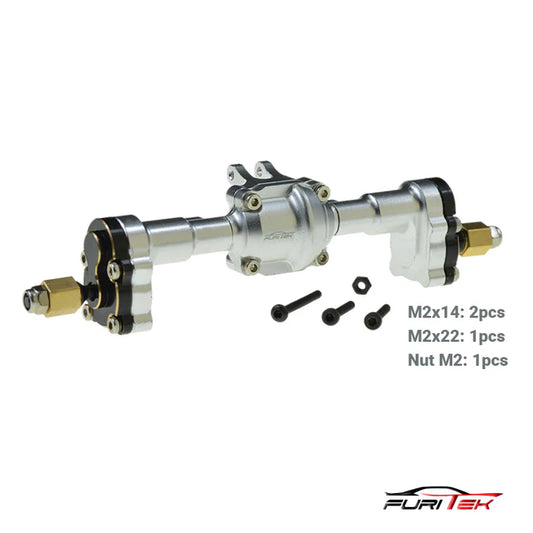 ALUMINUM COMPLETE PRE-BUILT REAR AXLE SET FOR FURITEK CAYMAN PRO V2 4x4 SPARE PART