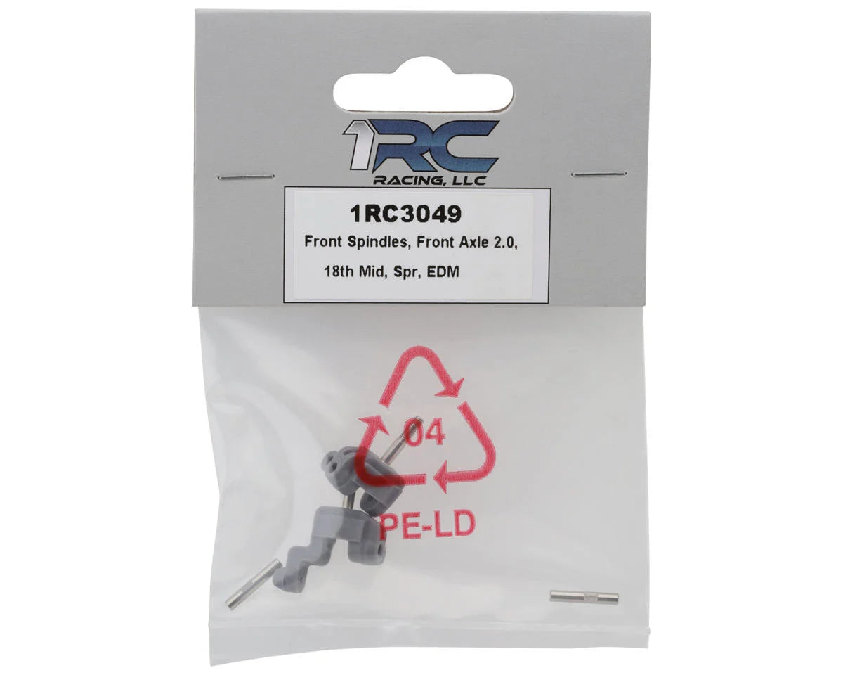 1RC Racing 1/18 Front Spindles (Midget/Sprint/EDM)
