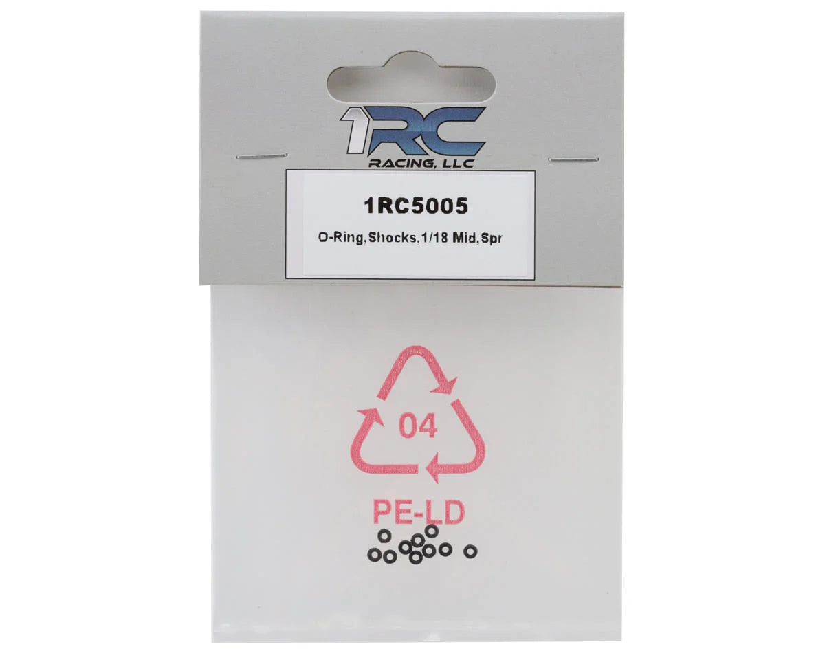 1RC Racing 1/18 Shock O-Rings (10) (Midget/Sprint/EDM/Late Model)