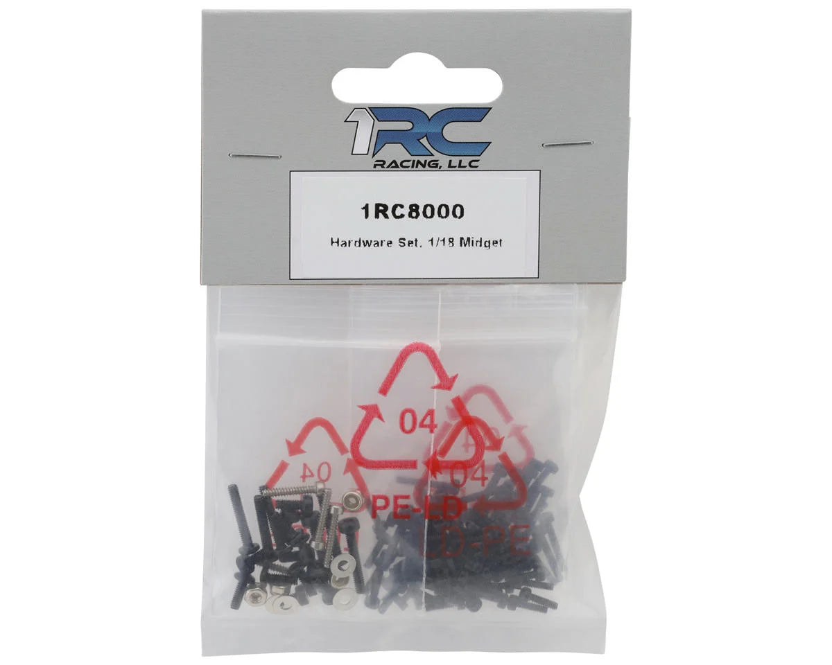 1RC Racing 1/18 Hardware Set (Midget/Sprint/EDM/Late Model)