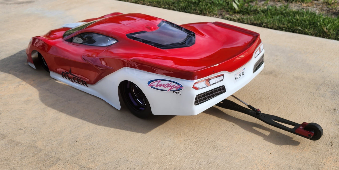 Racer RC by Andy’s RC C8 Z06 No Prep .040 Drag Body