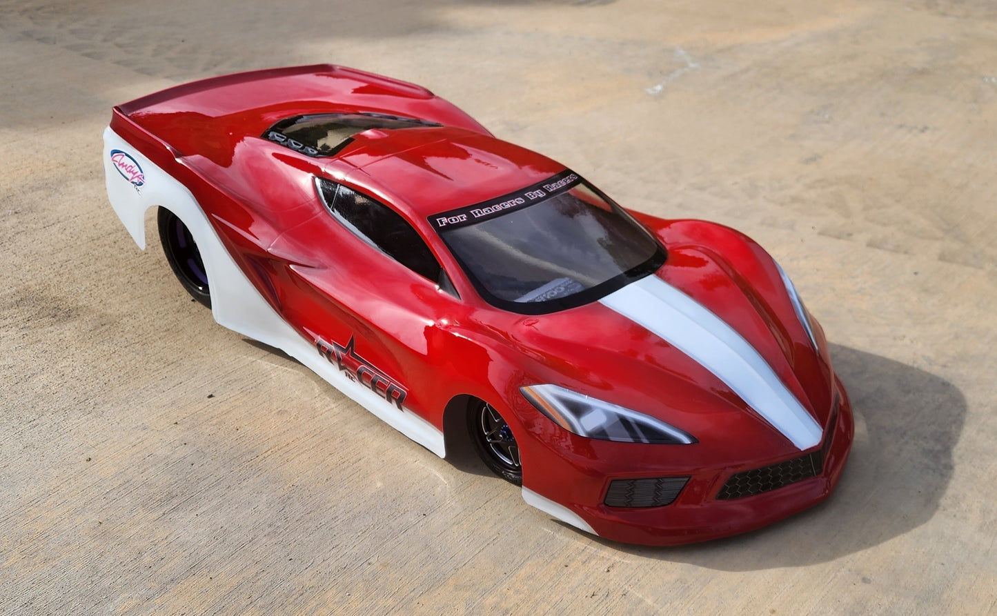 Racer RC by Andy’s RC C8 Z06 No Prep .040 Drag Body