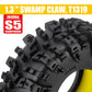 INJORA 1.3" 70*27mm Swamp Claw Tires & Silicone Rubber Inserts Combo (4)