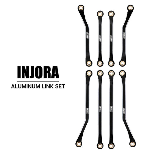 INJORA Aluminum High Clearance Chassis Links Set for 1/18 TRX4M Defender Bronco