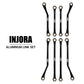 INJORA Aluminum High Clearance Chassis Links Set for 1/18 TRX4M Defender Bronco