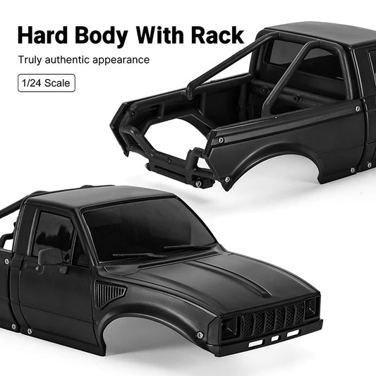 INJORA IR60-24 Pickup Hard Body for 1/24 SCX24 C10 JLU Bronco Base Camp 4Runner